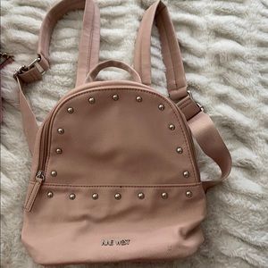 BEAUTIFUL NINE WEST Light Mauve mini Women’s BACKPACK / Purse EUC.